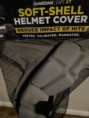 Guardian Soft-Shell Helmet Cover - Gray with Black Mesh